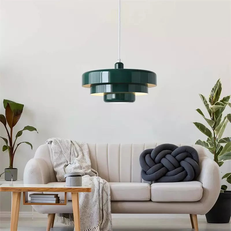 LumaNord Drie Lagen Noordse Hanglamp Met Bauhaus Metalen Afwerking