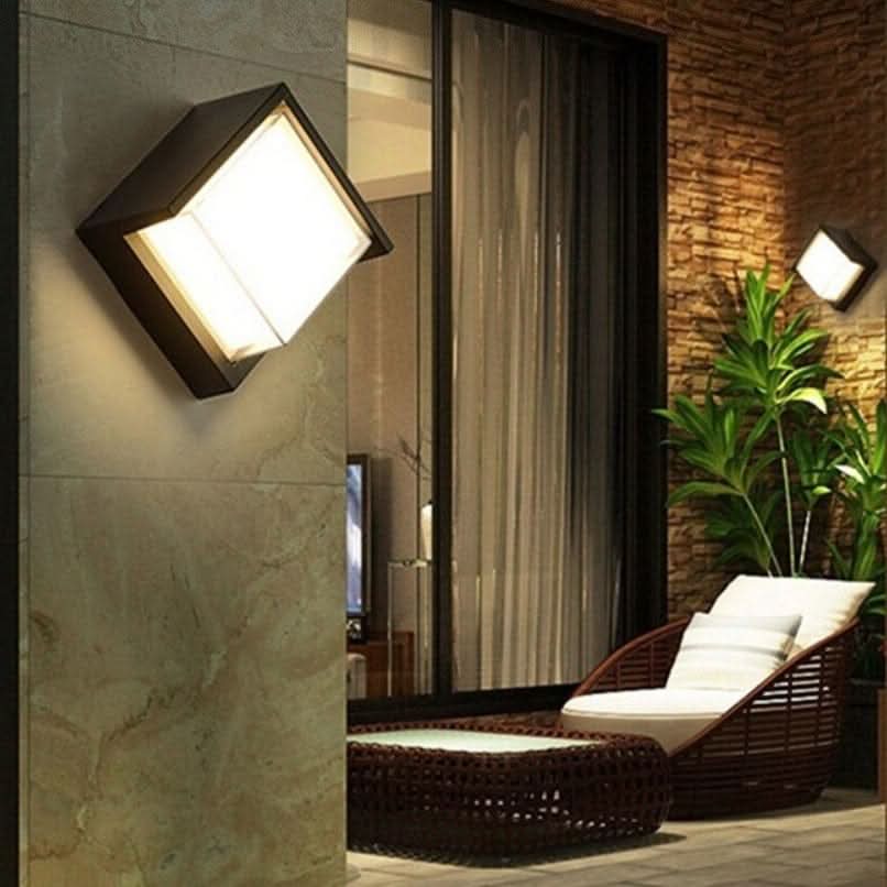LumaGuard Outdoor LED Wall Light With Motion Sensor For Safety And Style