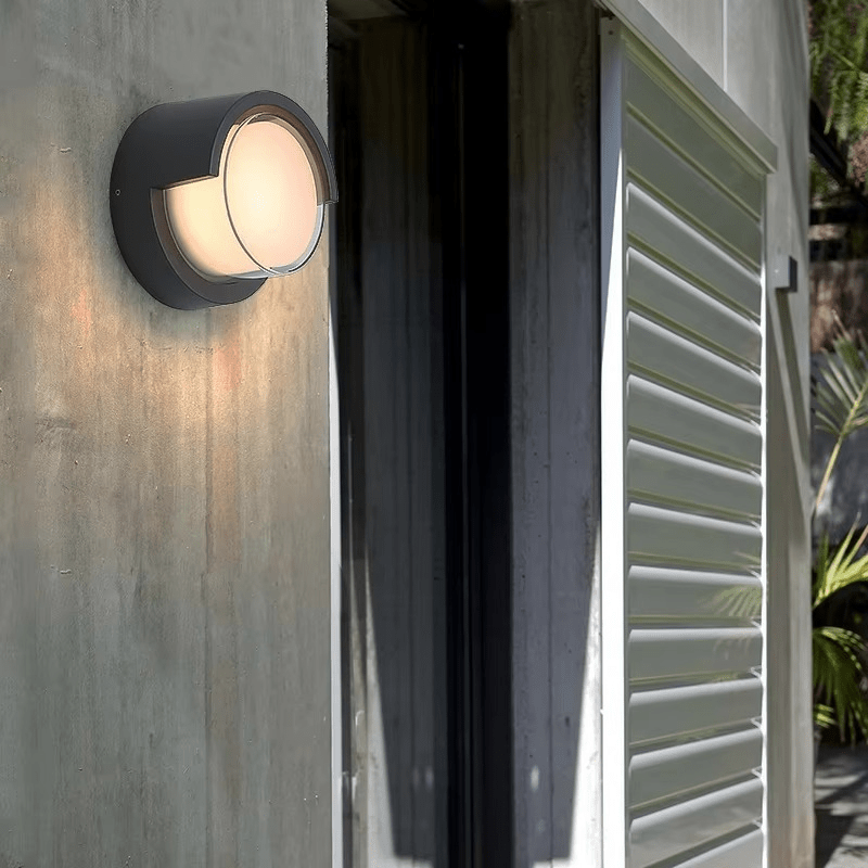 LumaGuard Outdoor LED Wall Light With Motion Sensor For Safety And Style