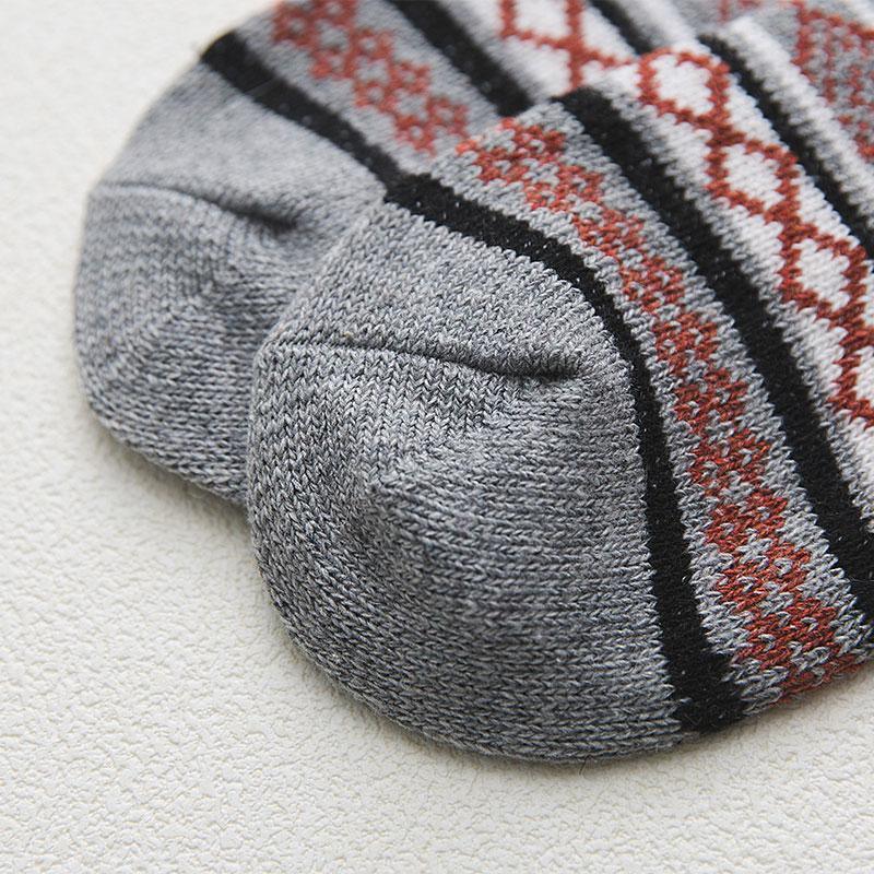 Calze Invernali Nordiche Con Motivo Scandinavo In Misto Lana