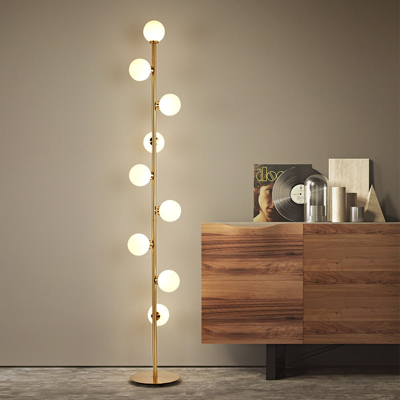 Candeeiro de Pé Nova Arc | Iluminação Moderna Minimalista para Casa