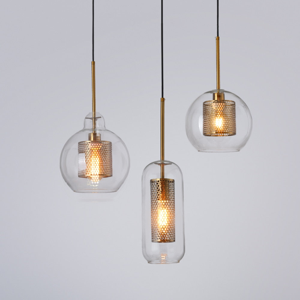 NovaLox Nordic Glass Pendant Light for Kitchen and Dining