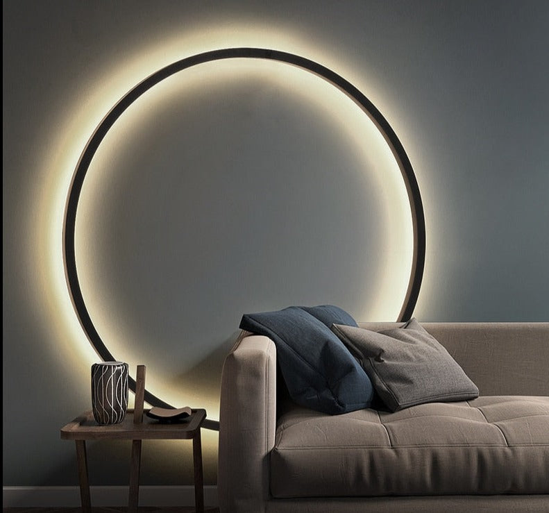 AuroraX Orbit Round LED Wall Light Modern Fixture Pro