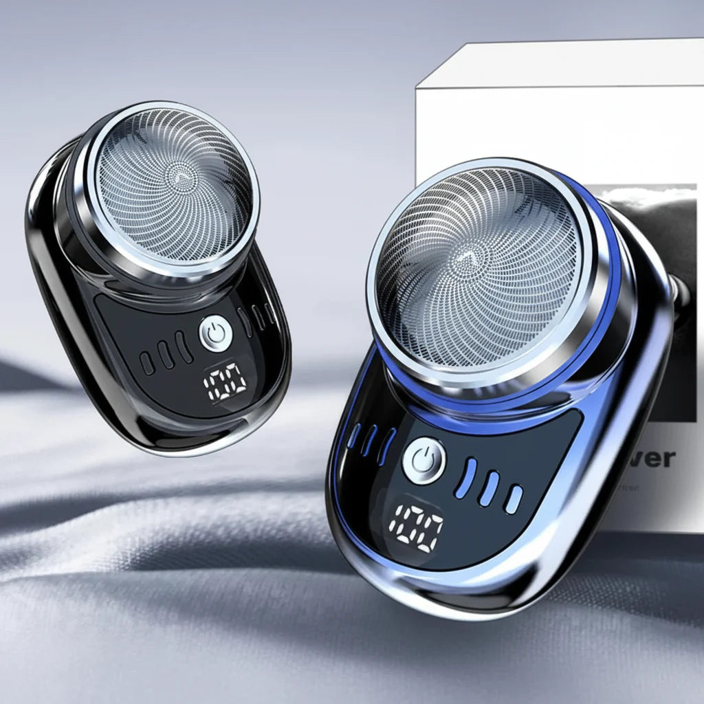 AeroShave Kompakti USB-ladattava pieni partaveitsi sileään ajoon missä tahansa