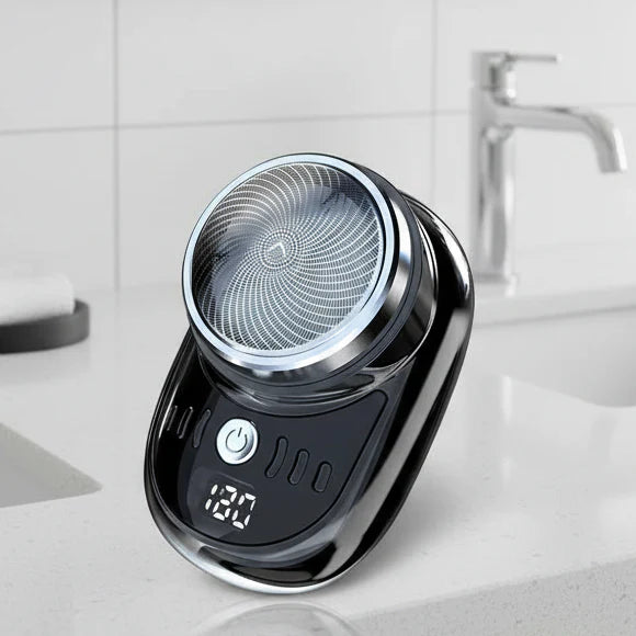 Aparelho de Barbear Compacto AeroShave Recárregavel por USB para Barbear Suave em Qualquer Lugar