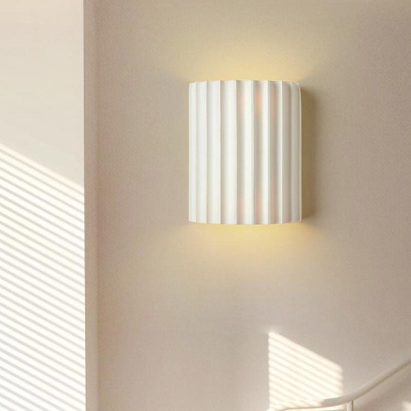 NovaRuffle Wall Light With Elegant Macaron Style Shade