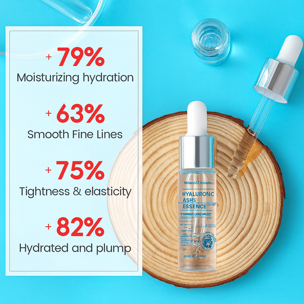 6D Hyaluronzuur Serum voor Diepe Hydratatie, Anti-veroudering, Huidverstrakking en Vochtinbrengend