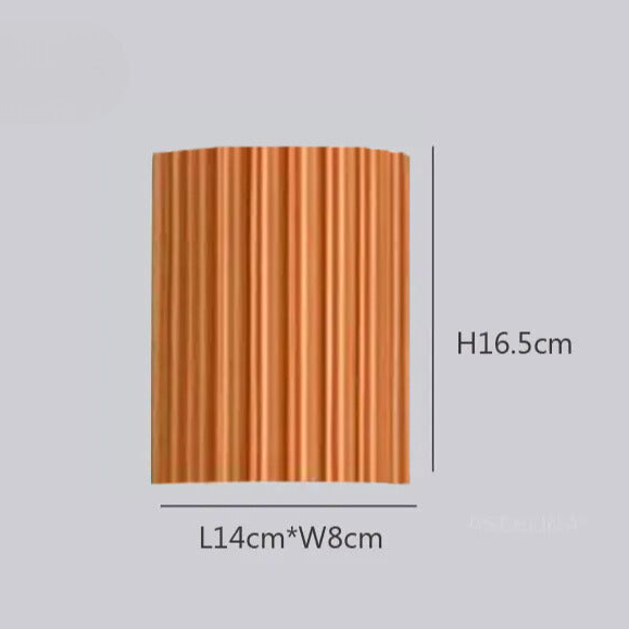 NovaRuffle Wall Light With Elegant Macaron Style Shade