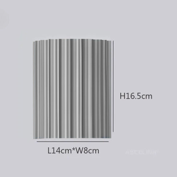 NovaRuffle Wall Light With Elegant Macaron Style Shade