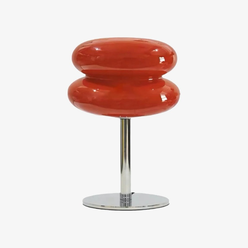 LumaStack Bauhaus-stil Färgglad Glasbordslampa med Staplad Cylinderform