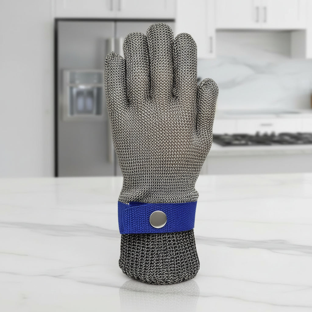 ApexGuard Pro Handschuhe aus rostfreiem Stahl mit höchstem Schnittschutz