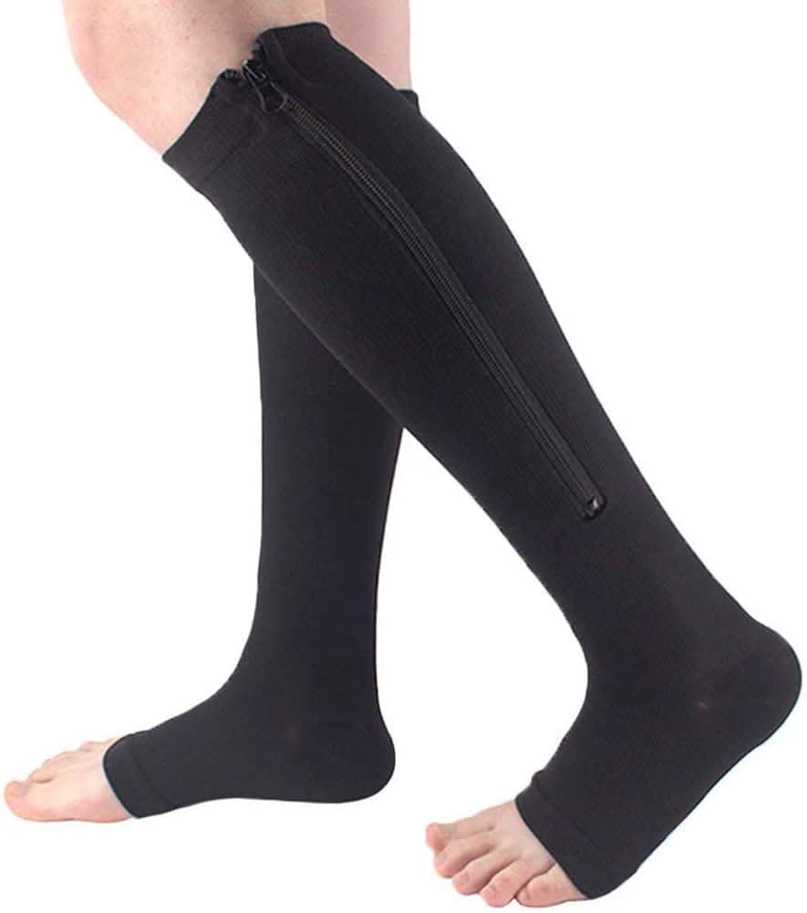 ZipEase Compression Stockings With Zipper For Daily Comfort