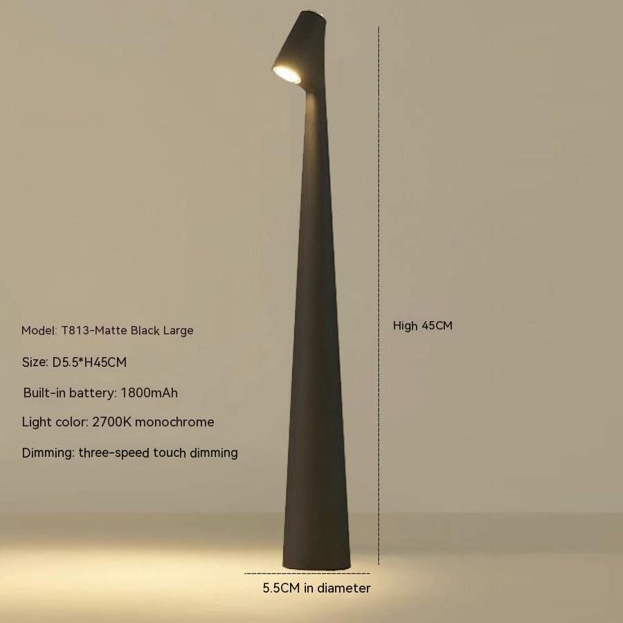 LumaNova Rechargeable Table Lamp With Modern Design And Long Battery Life