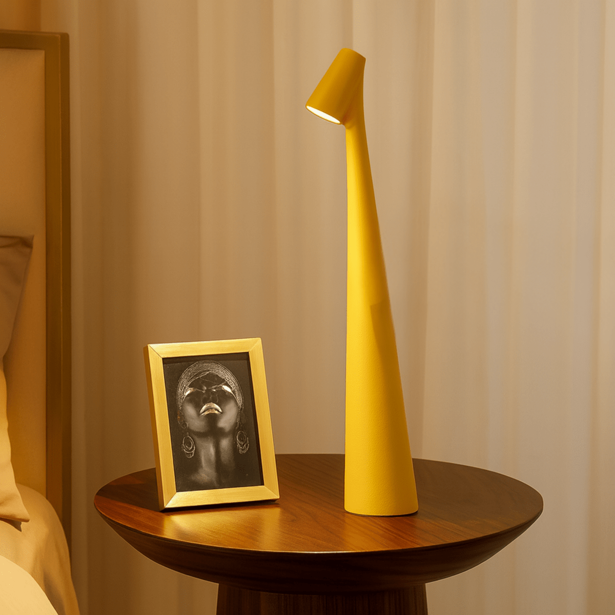 LumaNova Rechargeable Table Lamp With Modern Design And Long Battery Life