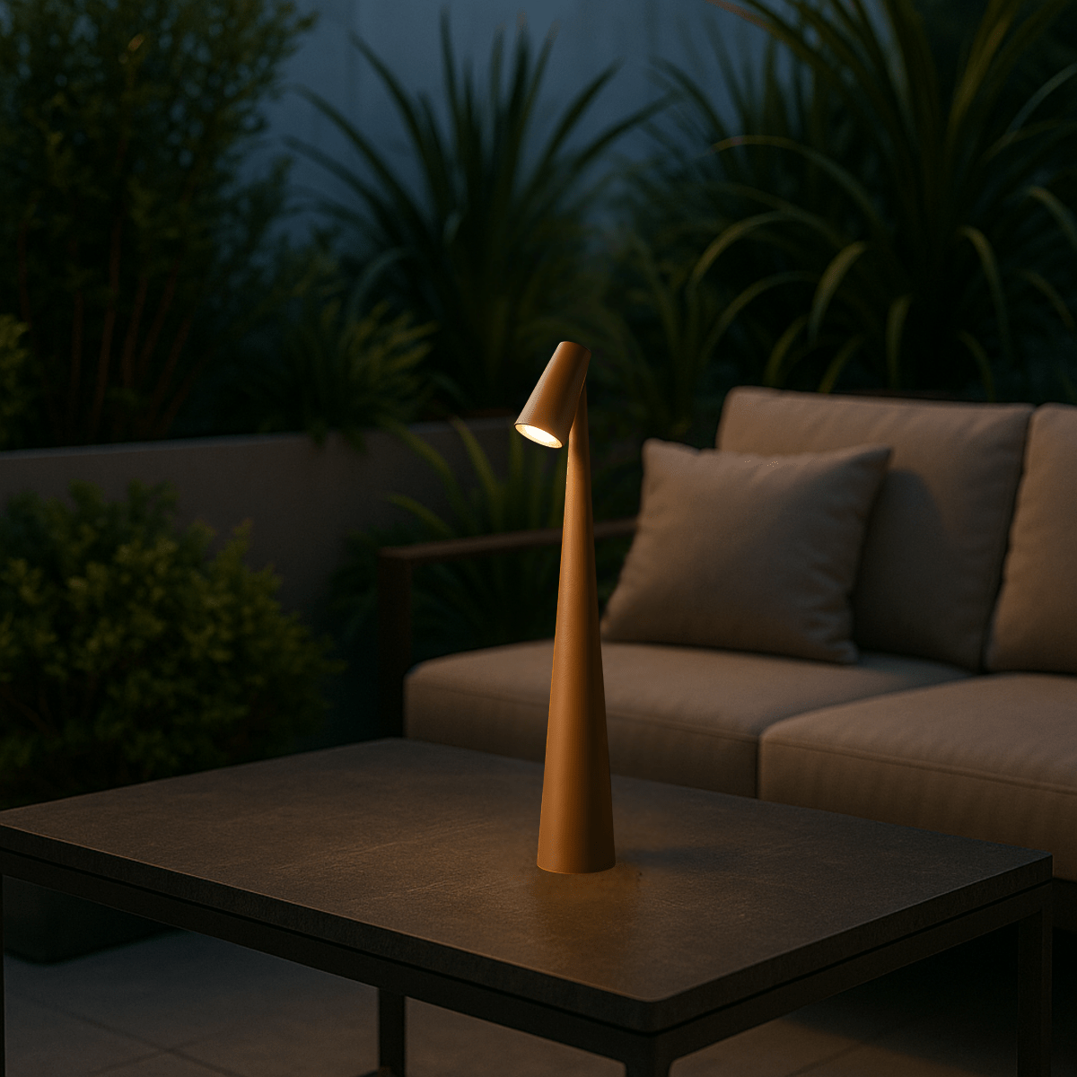 LumaNova Rechargeable Table Lamp With Modern Design And Long Battery Life