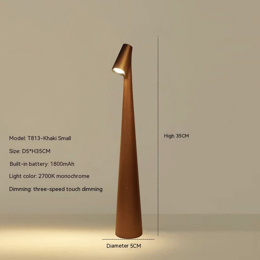 LumaNova Rechargeable Table Lamp With Modern Design And Long Battery Life