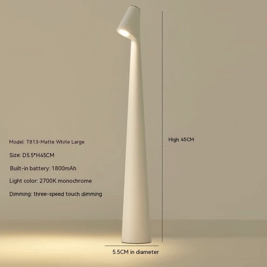 LumaNova Rechargeable Table Lamp With Modern Design And Long Battery Life