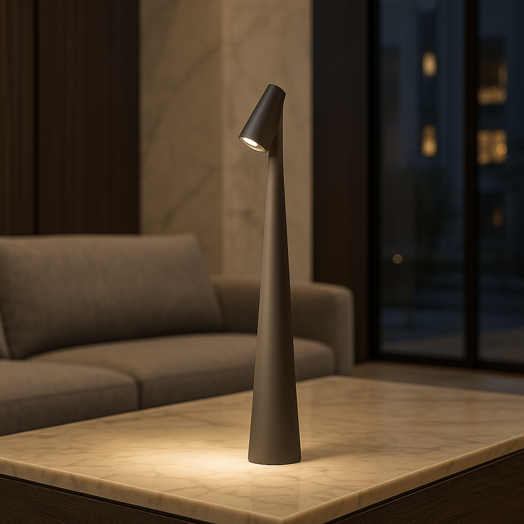 LumaNova Rechargeable Table Lamp With Modern Design And Long Battery Life