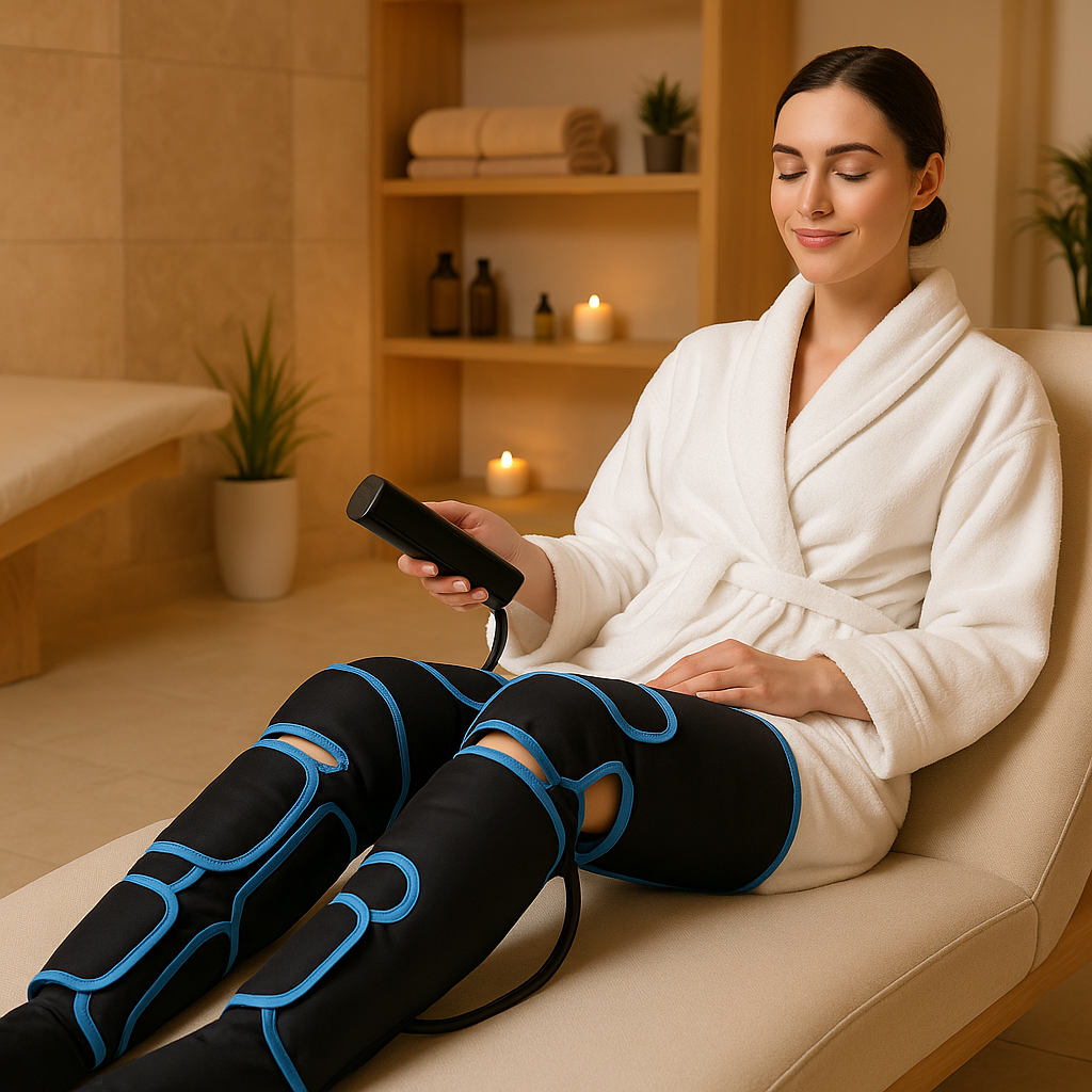 VigorFlow Air-C Full Leg Compression Massager Device