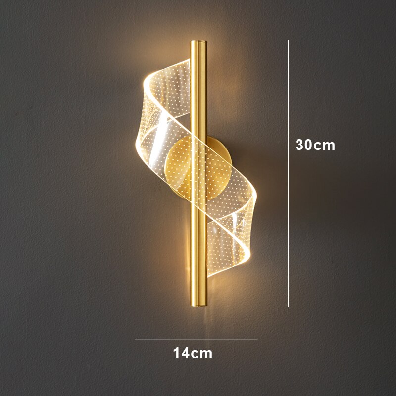 Luminara | Luxurious LED Wall Light With Glass Candelabra