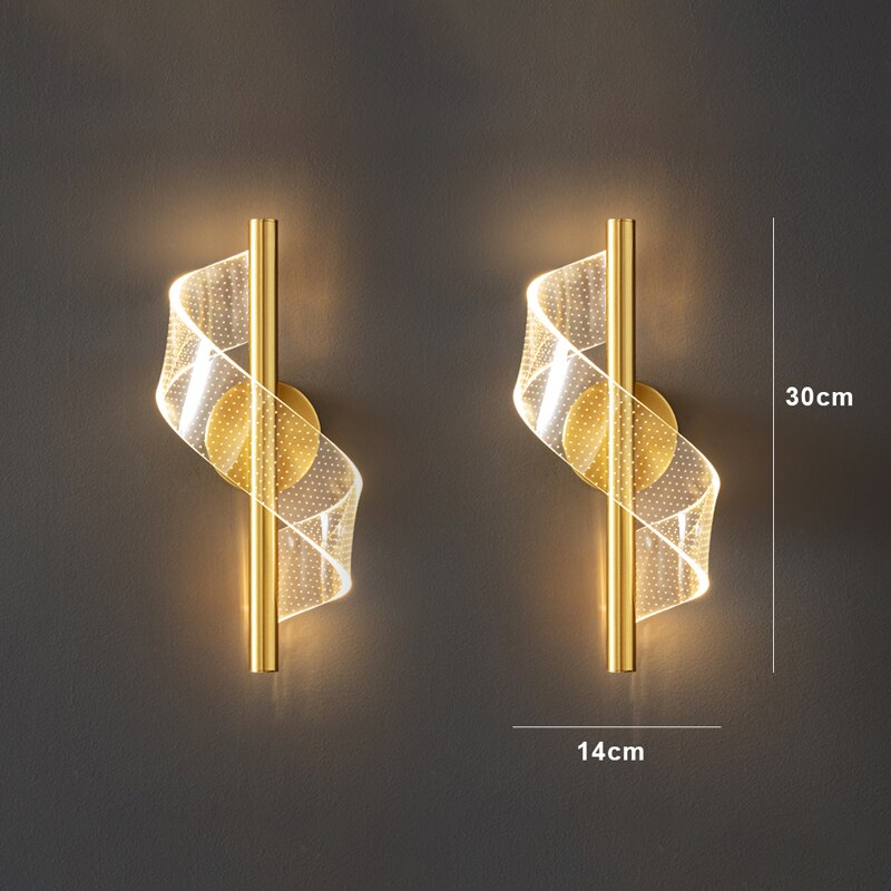 Luminara | Luxurious LED Wall Light With Glass Candelabra