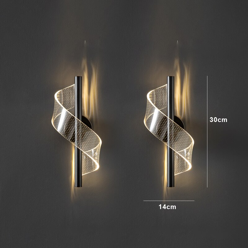 Luminara | Luxurious LED Wall Light With Glass Candelabra