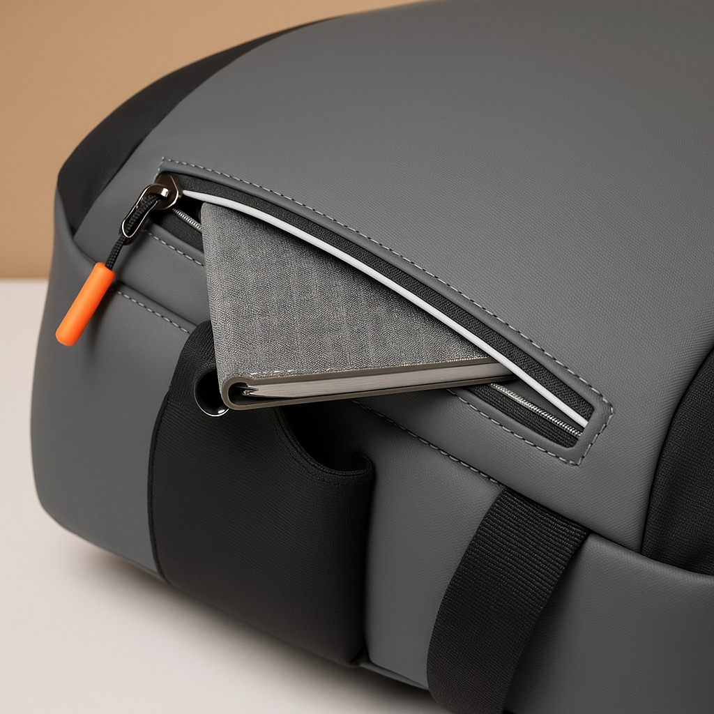 Sac à dos étanche en cuir pour ordinateur portable pour hommes NovaTrail