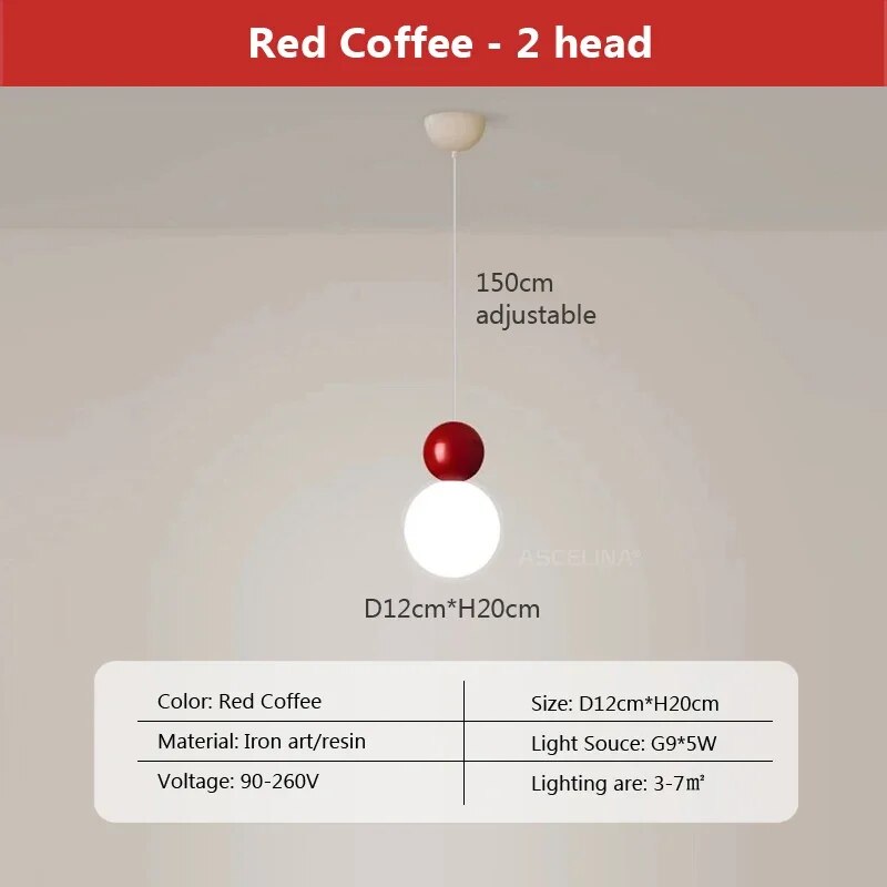 LumoSphere-riippuvalaisin pallon muotoinen ympäristön hehkun luomiseksi