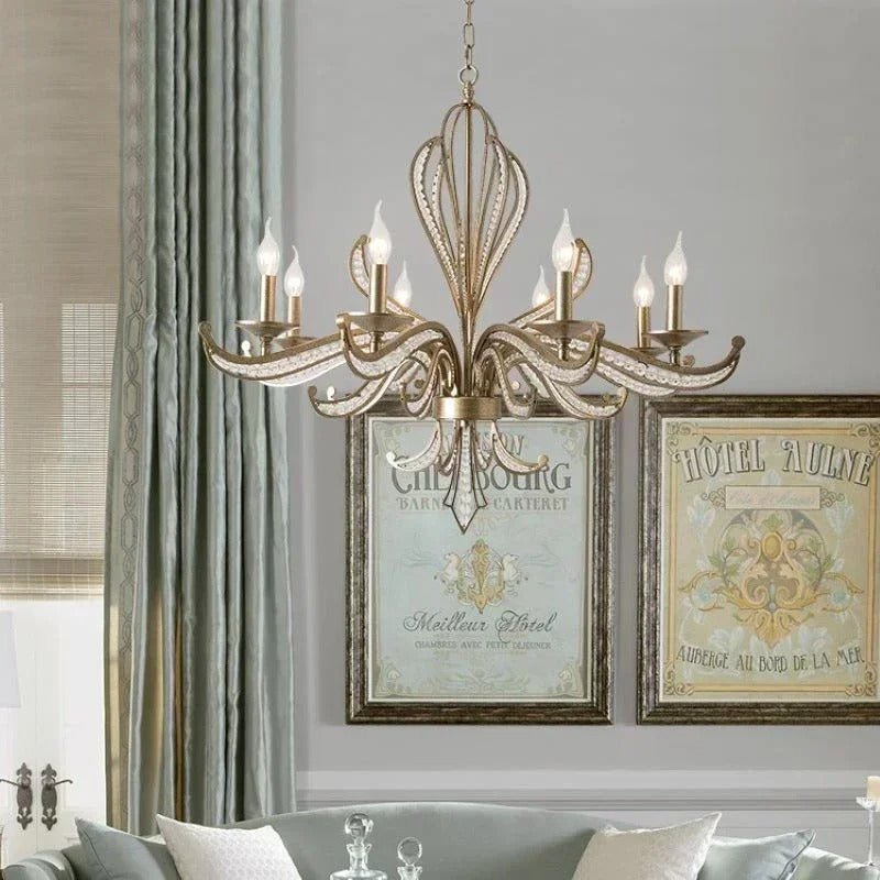 Aurelia Bloom Crystal Chandelier With Modern Charm
