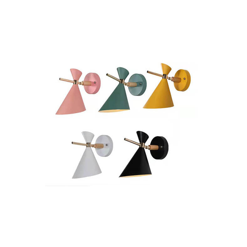 Arktis Nordic Wall Lamp With Horn Shade For Living Rooms