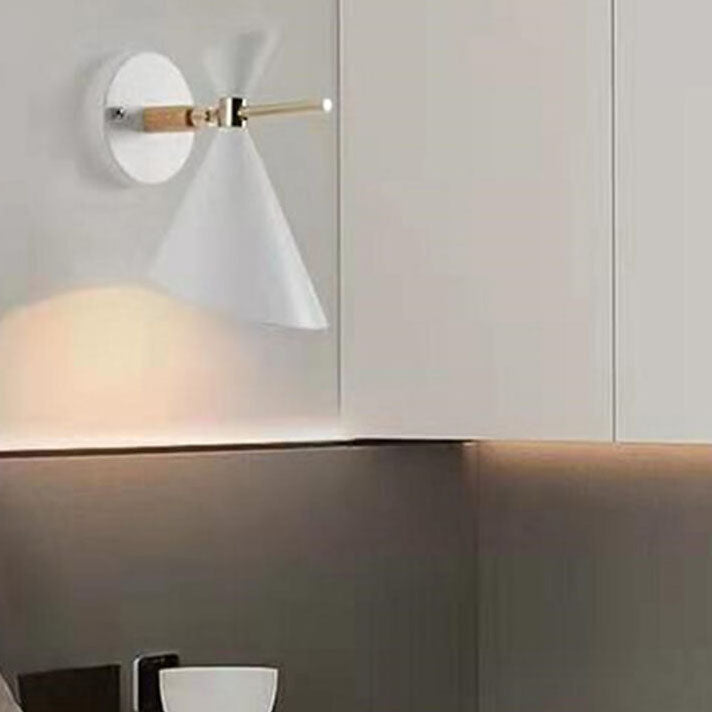 Arktis Nordic Wall Lamp With Horn Shade For Living Rooms
