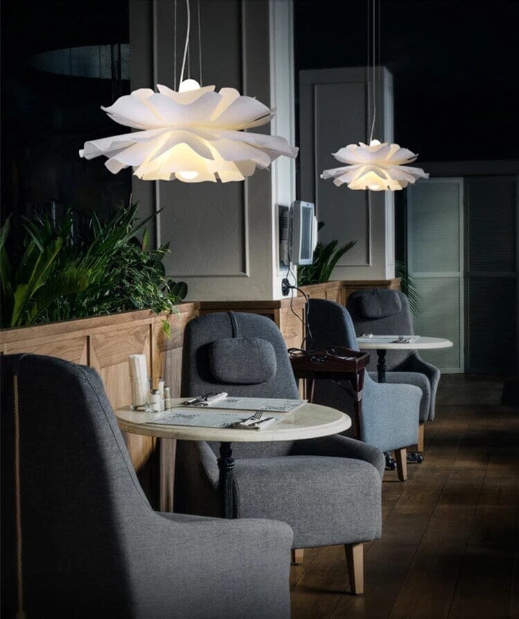 Lunara Cloud Flower Pendant Light With Soft Bloom Glow