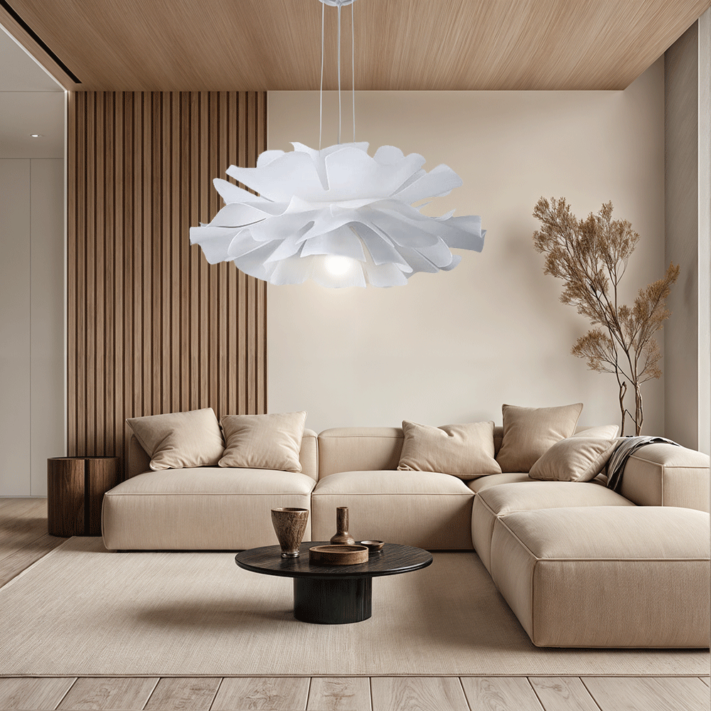 Lunara Cloud Flower Pendant Light With Soft Bloom Glow