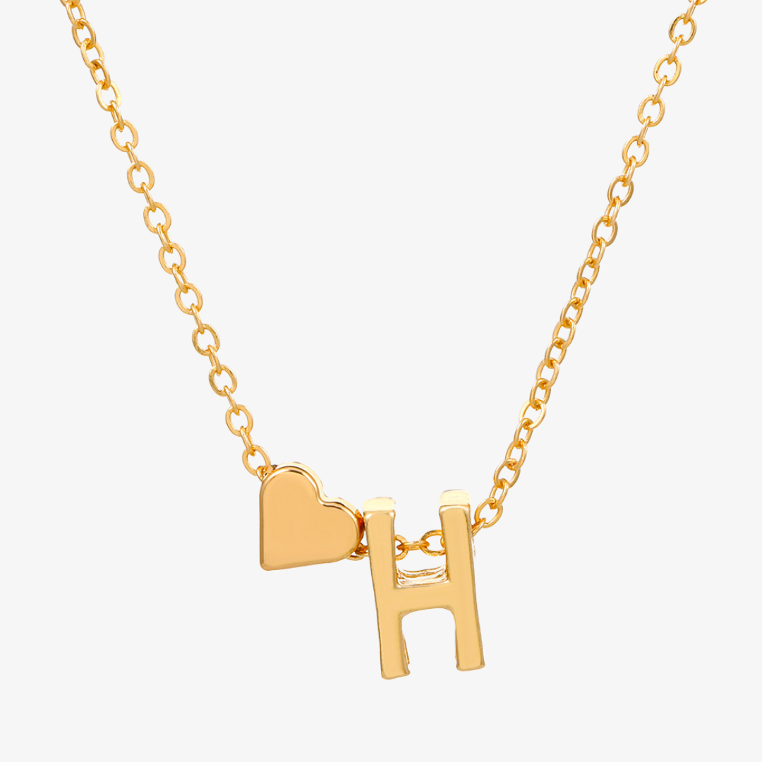 Luna Hart Initial Hanger Ketting