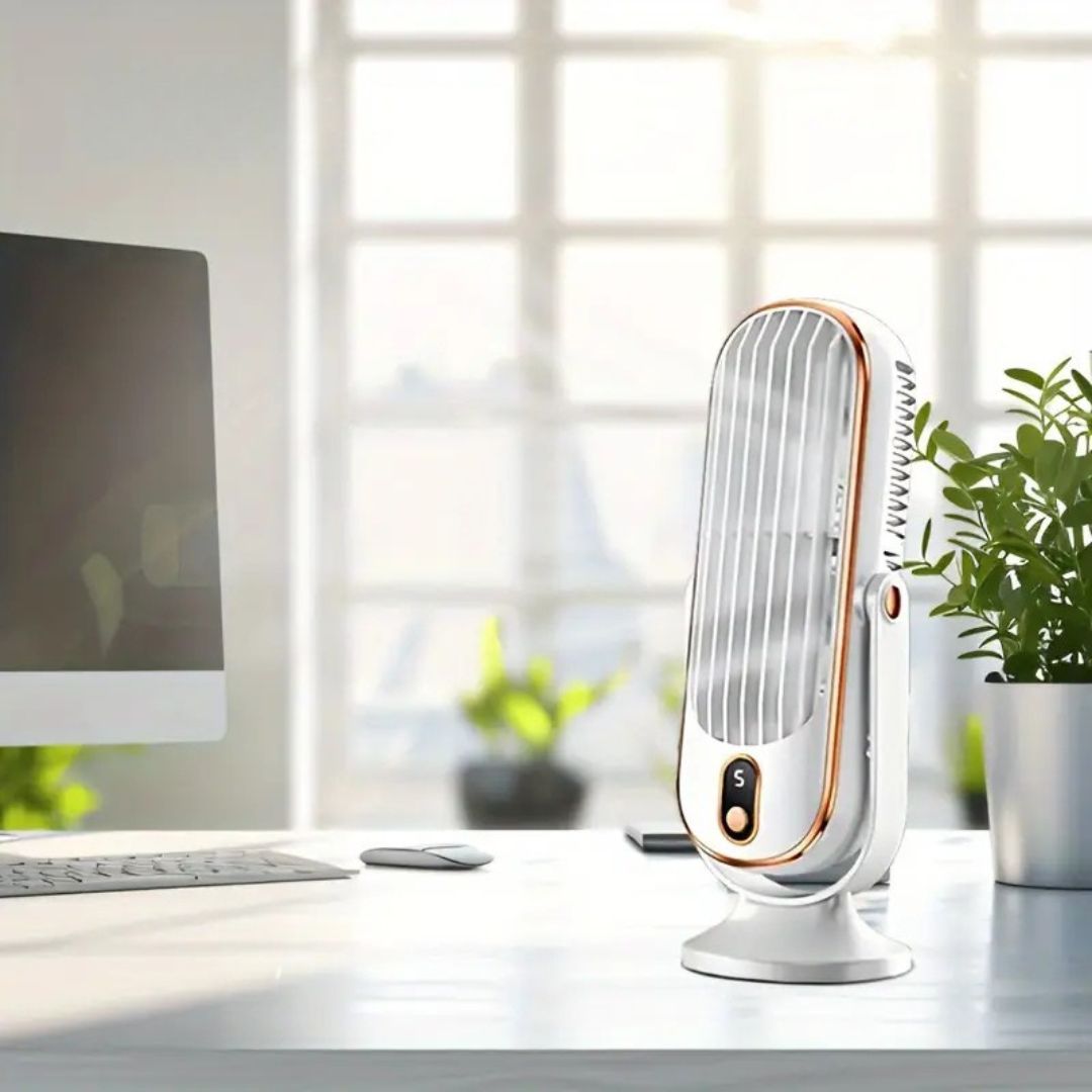 AeroNova Quiet USB Desk Fan With Rechargeable Battery | Svulp