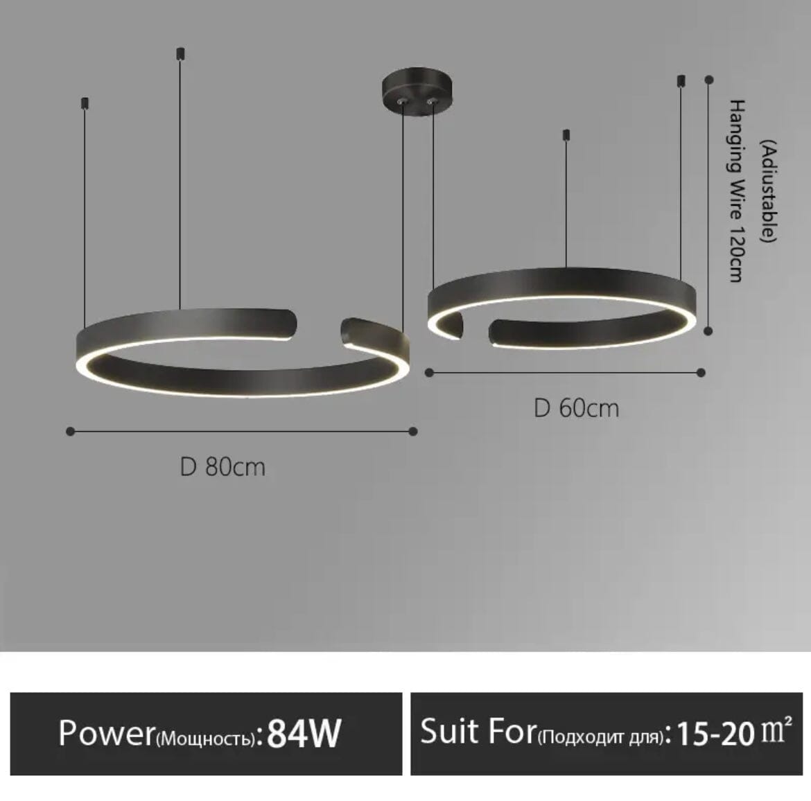 Liora Nordic Ring Chandelier Modern Elegant Lighting