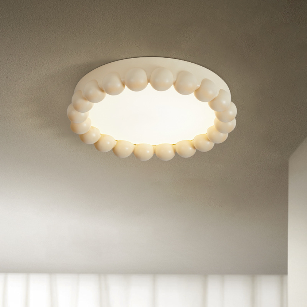 Luzera Resin Ceiling Light with Acrylic Diffuser for Living Rooms