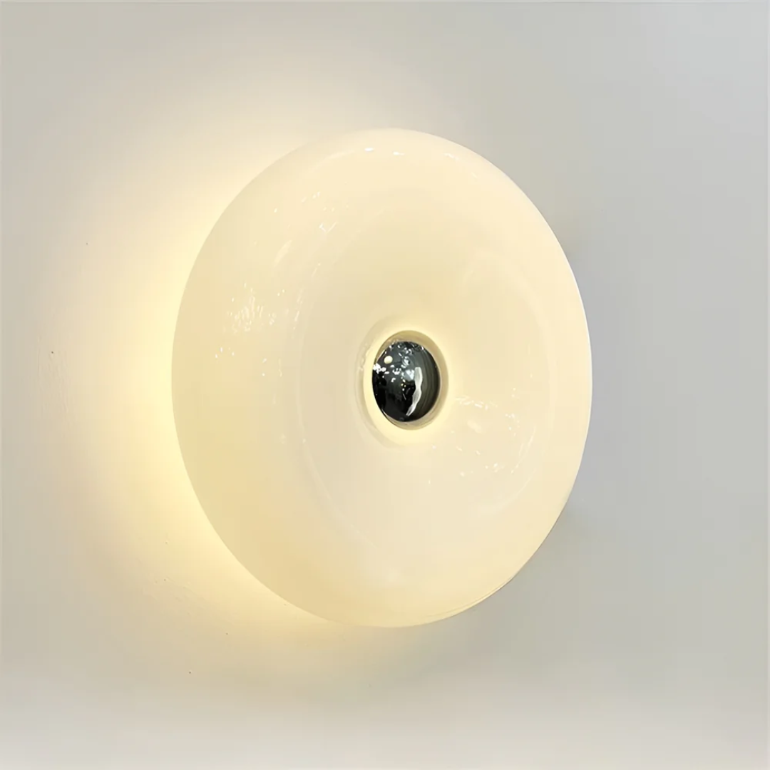 Liora Modern Glass Wall Lamp With Warm Ambient Glow