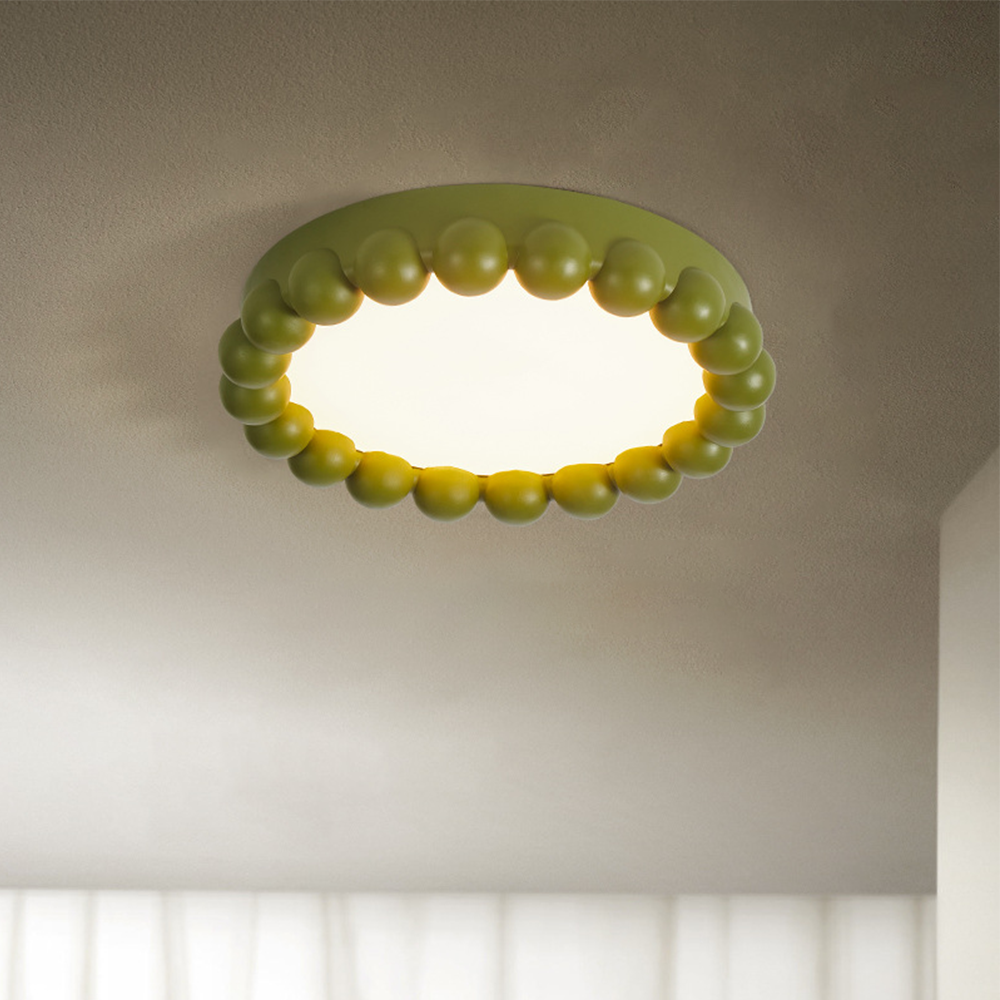 Luzera Resin Ceiling Light with Acrylic Diffuser for Living Rooms