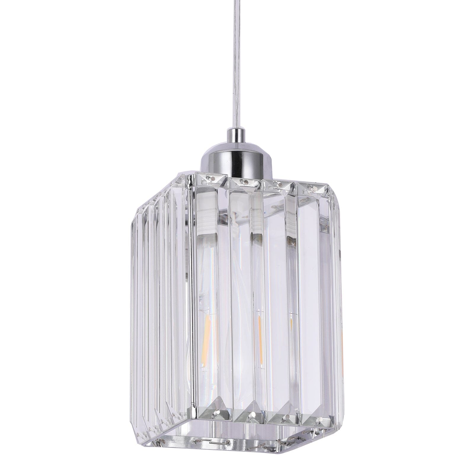 Lumistra Crystal Glass Pendant Light for Living Rooms