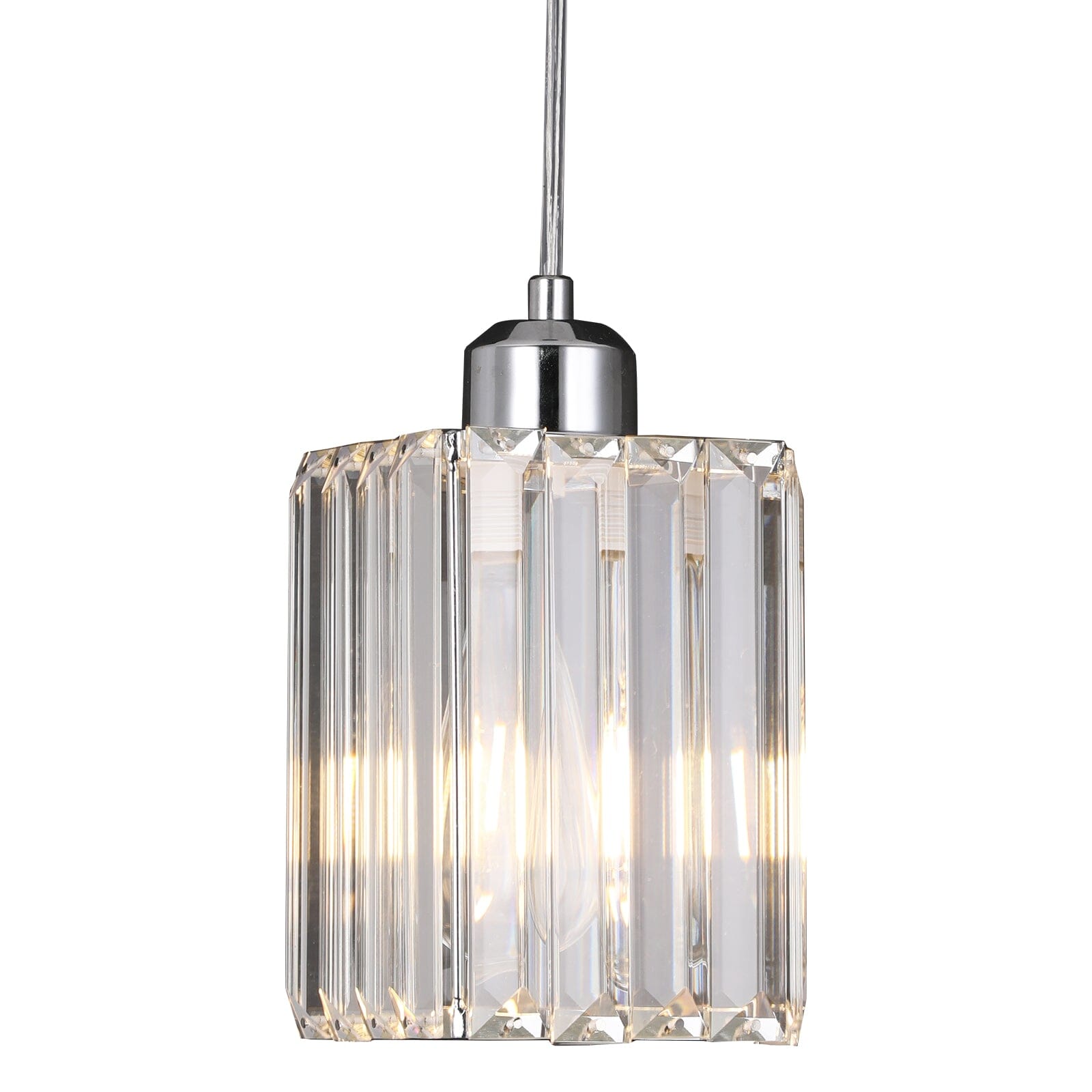Lumistra Crystal Glass Pendant Light for Living Rooms