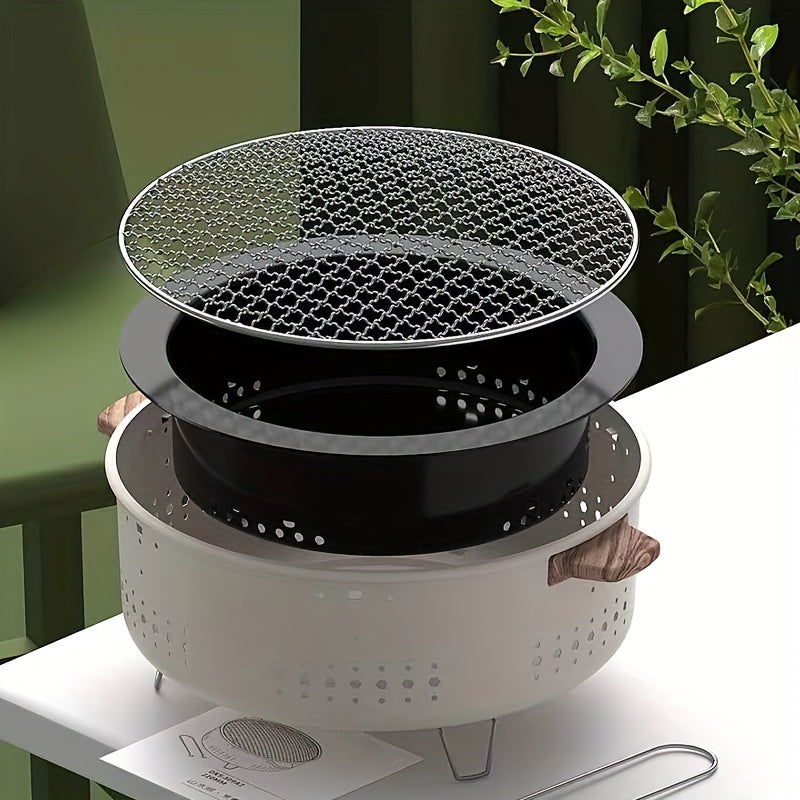 Grelhador Exterior Sem Fumo AeroGrill Circle para Churrasco no Quintal