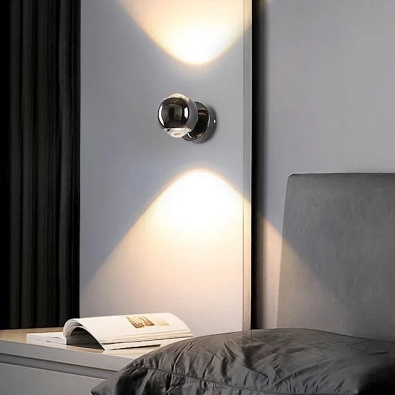 LumenFlex 180-Degree Rotating Wall Light With Adjustable Accent