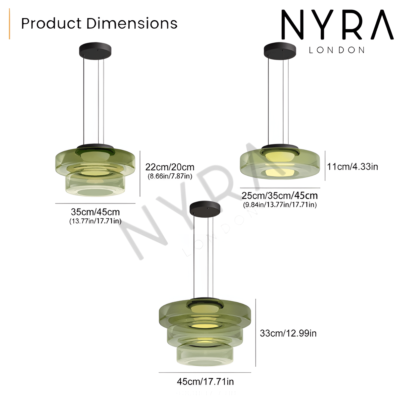 Lysfjord Glass Pendant Light With Soft Ambient Glow LED