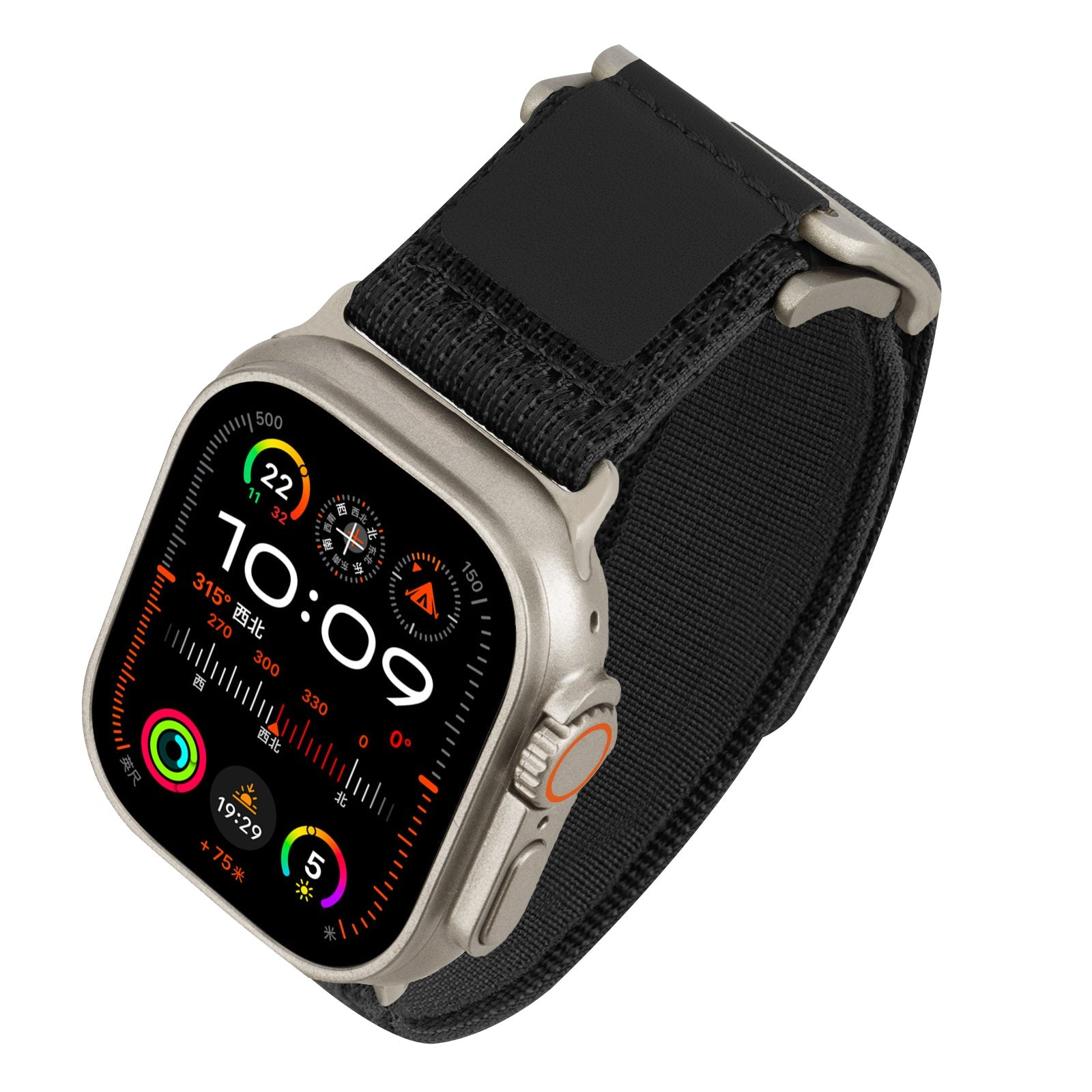 Wild Trail Mag gesp nylon band voor Apple Watch