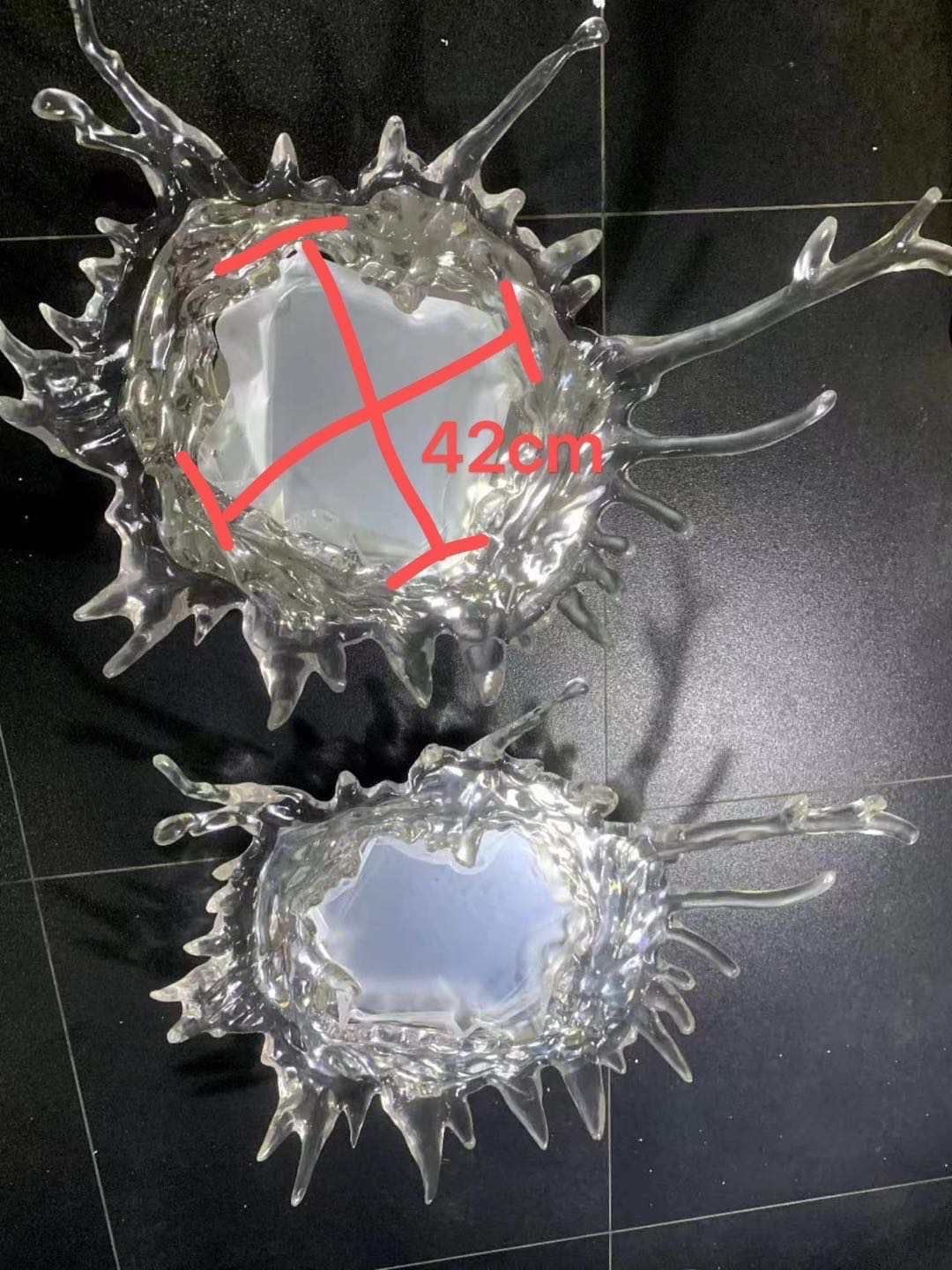 DriftGlow Water Splash LED Mirror Wall Light Waterproof