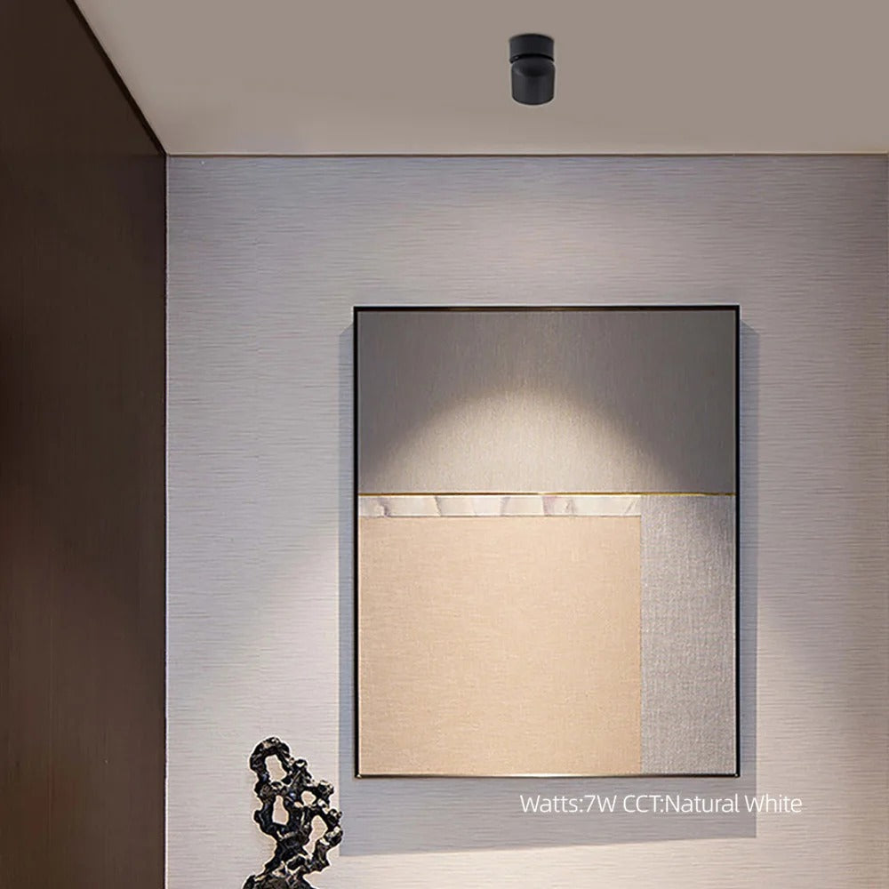 LumaPivot Foco de Teto LED Rotativo 360° para Casas