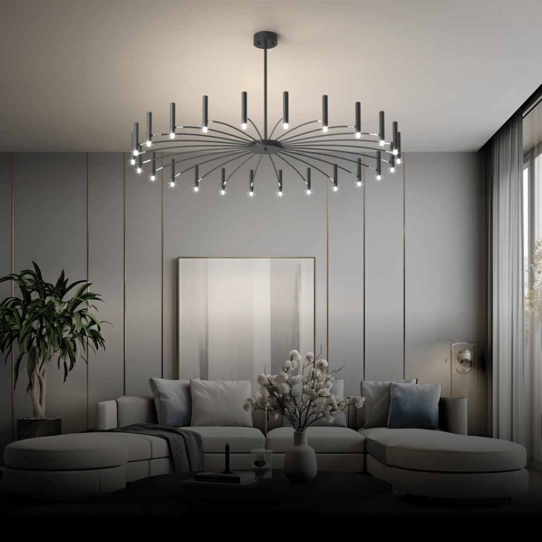 Lunara Candlelight Chandelier For Living And Dining Rooms