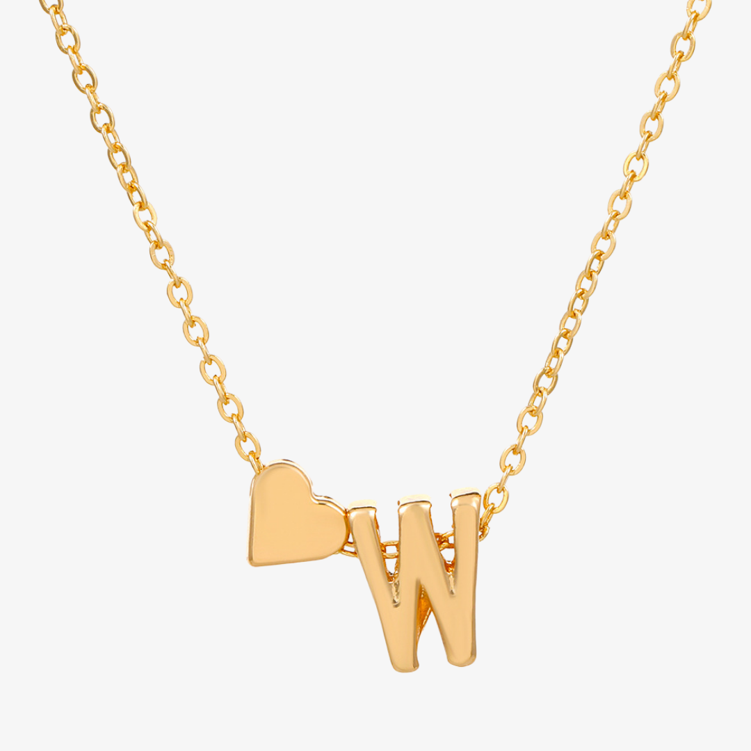 Luna Hart Initial Hanger Ketting