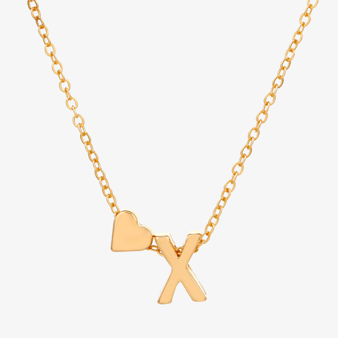Luna Hart Initial Hanger Ketting